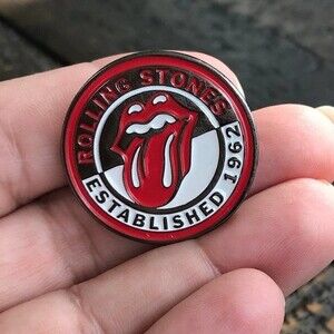 ROLLING STONES Classic Rock Band Collectible Enamel Pin - NEW! 808